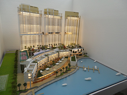 Puteri Cove Residences model