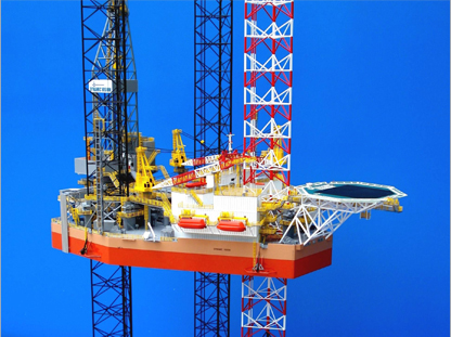 Jack-Up Rig Model