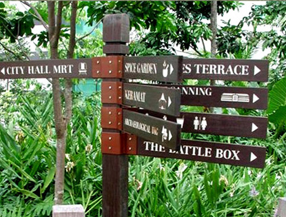 Information Signage @ Fort Canning