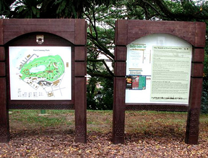 Information Signage @ Fort Canning